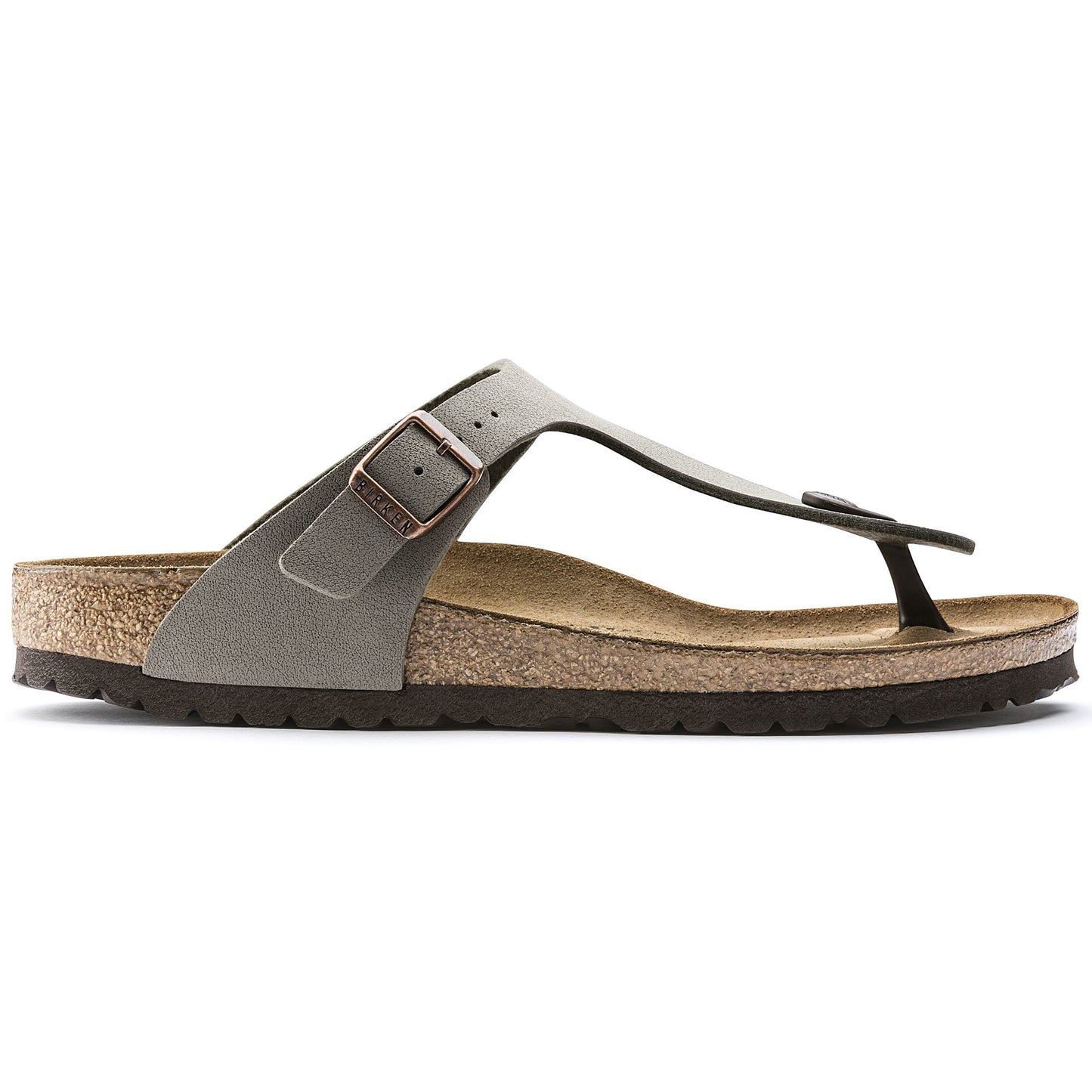 Birkenstock Gizeh Stone BirkiBuc Regular - 043391 | Blue Heeler Boots