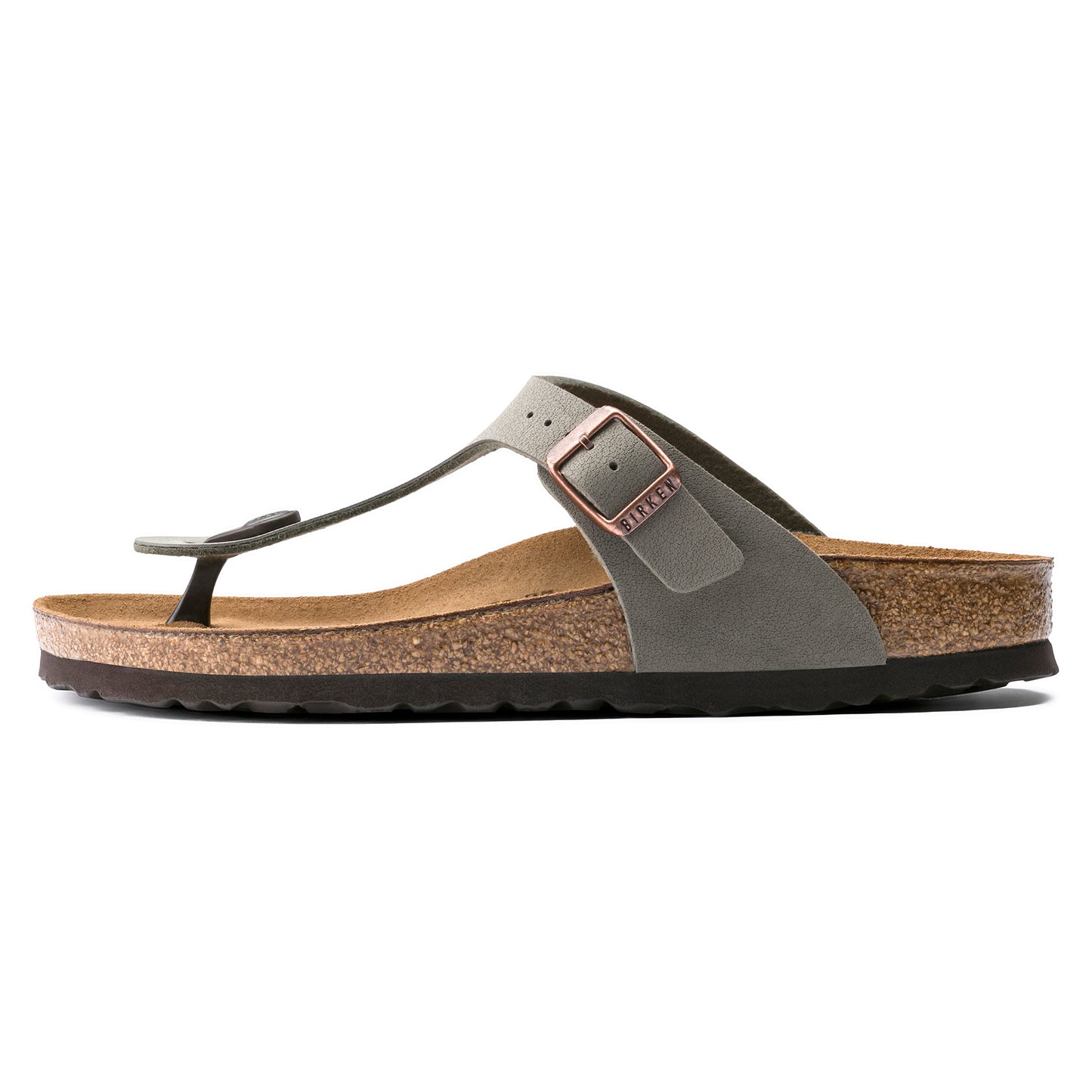 Birkenstock Gizeh Stone BirkiBuc Regular - 043391 | Blue Heeler Boots
