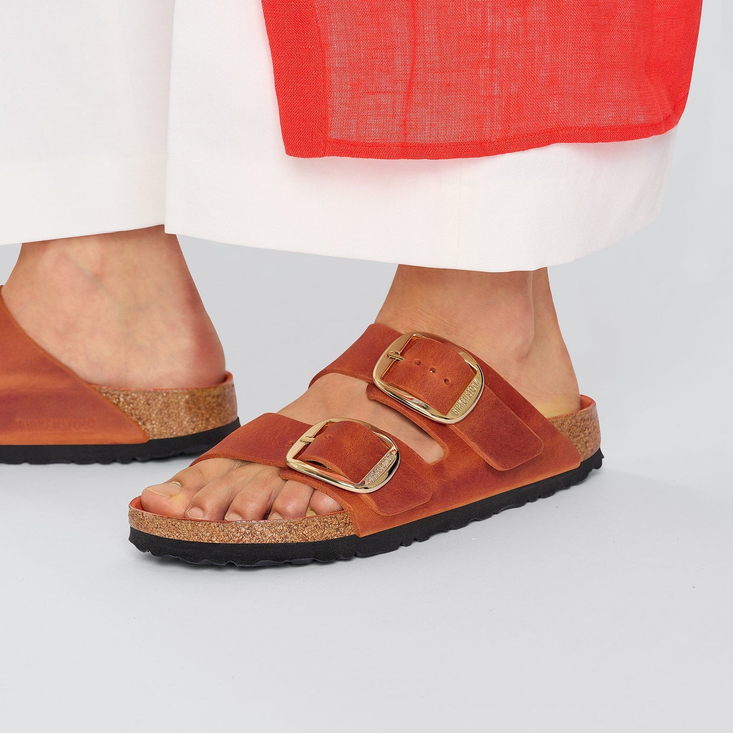 Birkenstock Arizona Big Buckle Burnt Orange Oiled Leather Regular - 1026609 | Blue Heeler Boots