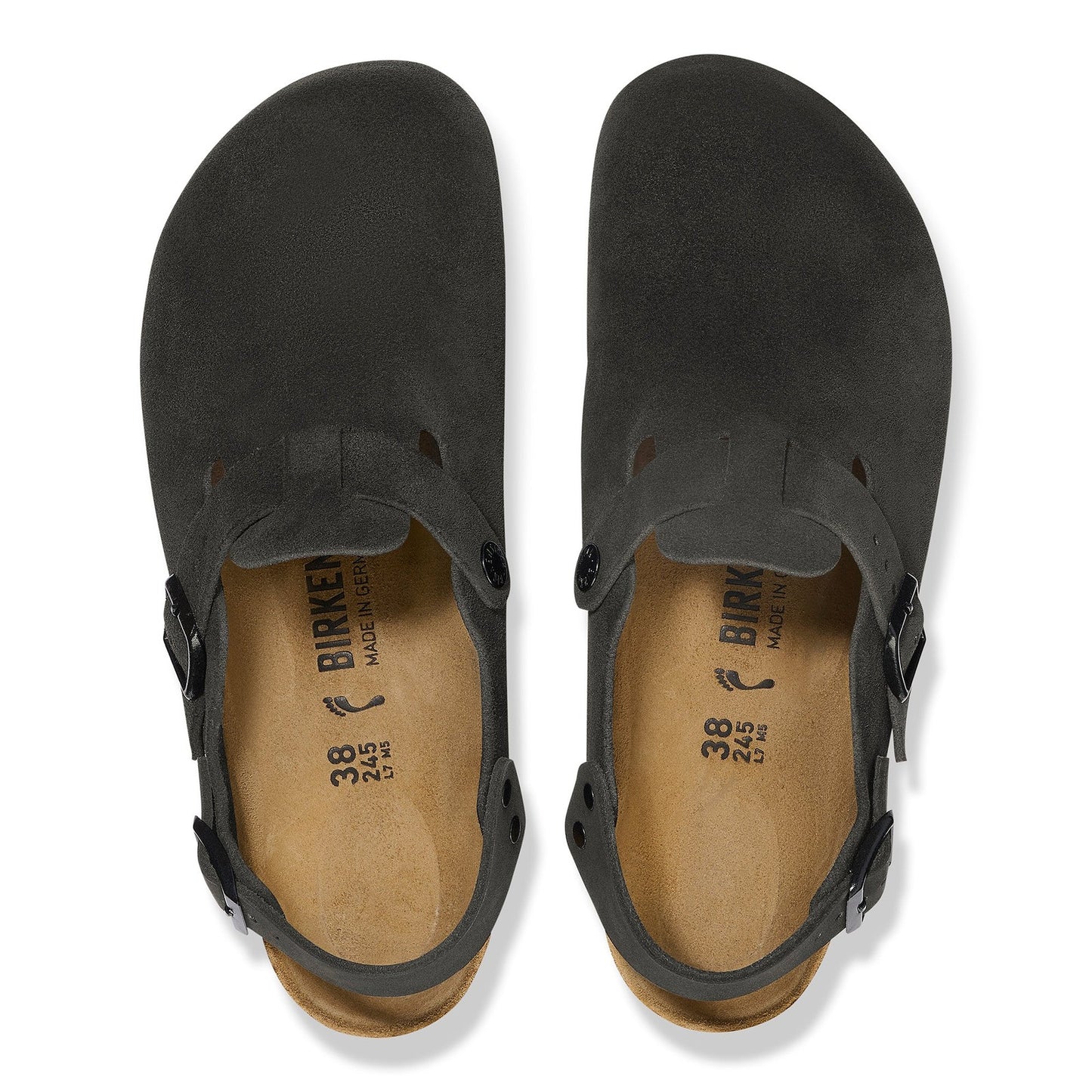 Birkenstock Tokio Black Suede Leather Regular - 1028337 | Blue Heeler Boots