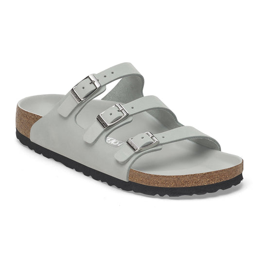 Birkenstock Florida Semi-Exquisite Pure Sage Nubuck Leather Regular - 1029349 | Blue Heeler Boots