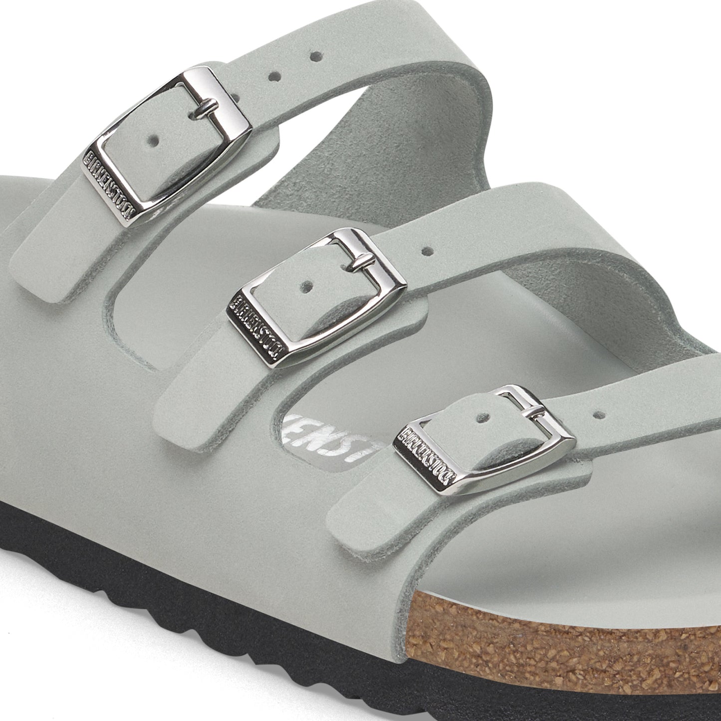 Birkenstock Florida Semi-Exquisite Pure Sage Nubuck Leather Regular - 1029349 | Blue Heeler Boots