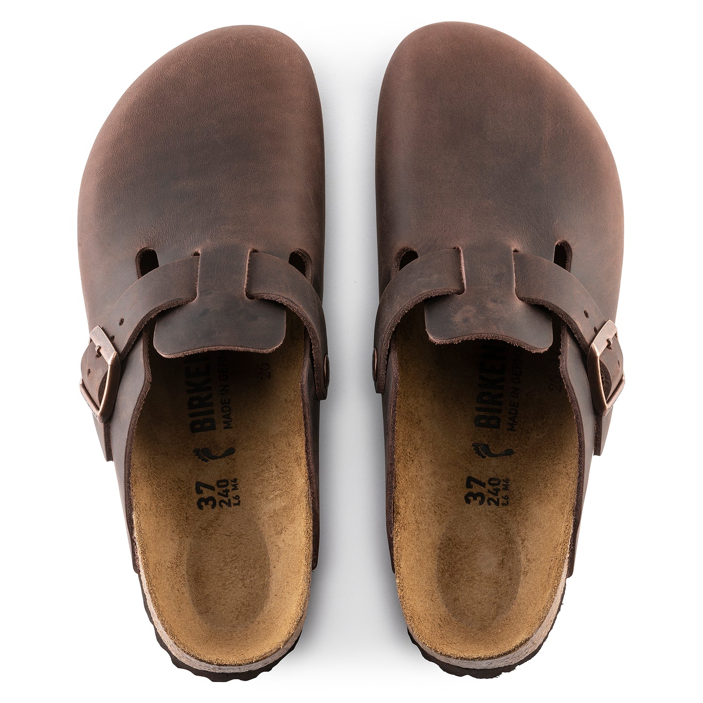 Birkenstock Boston Habana Oiled Leather Regular - 860131 | Blue Heeler Boots