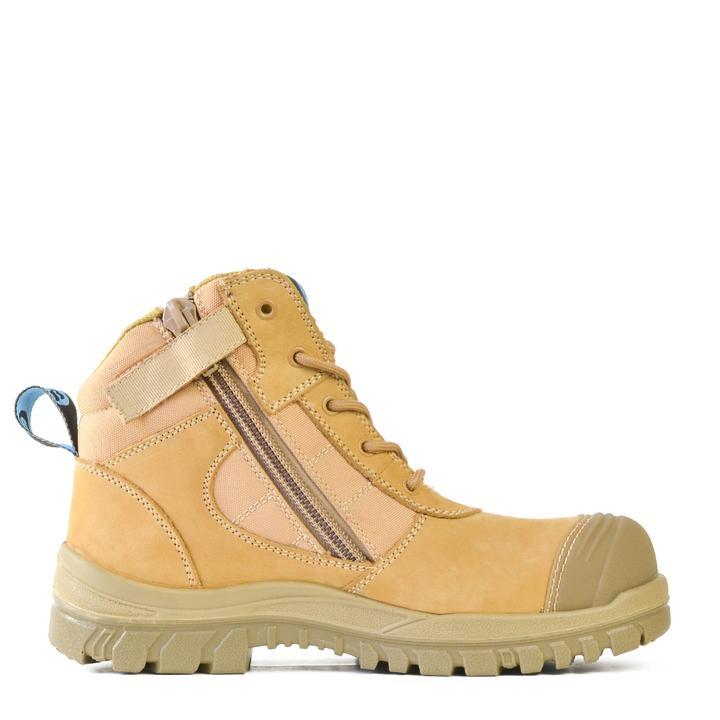 Bata Zippy Zip/Lace Safety Boot - 804-88841 blue-heeler-boots