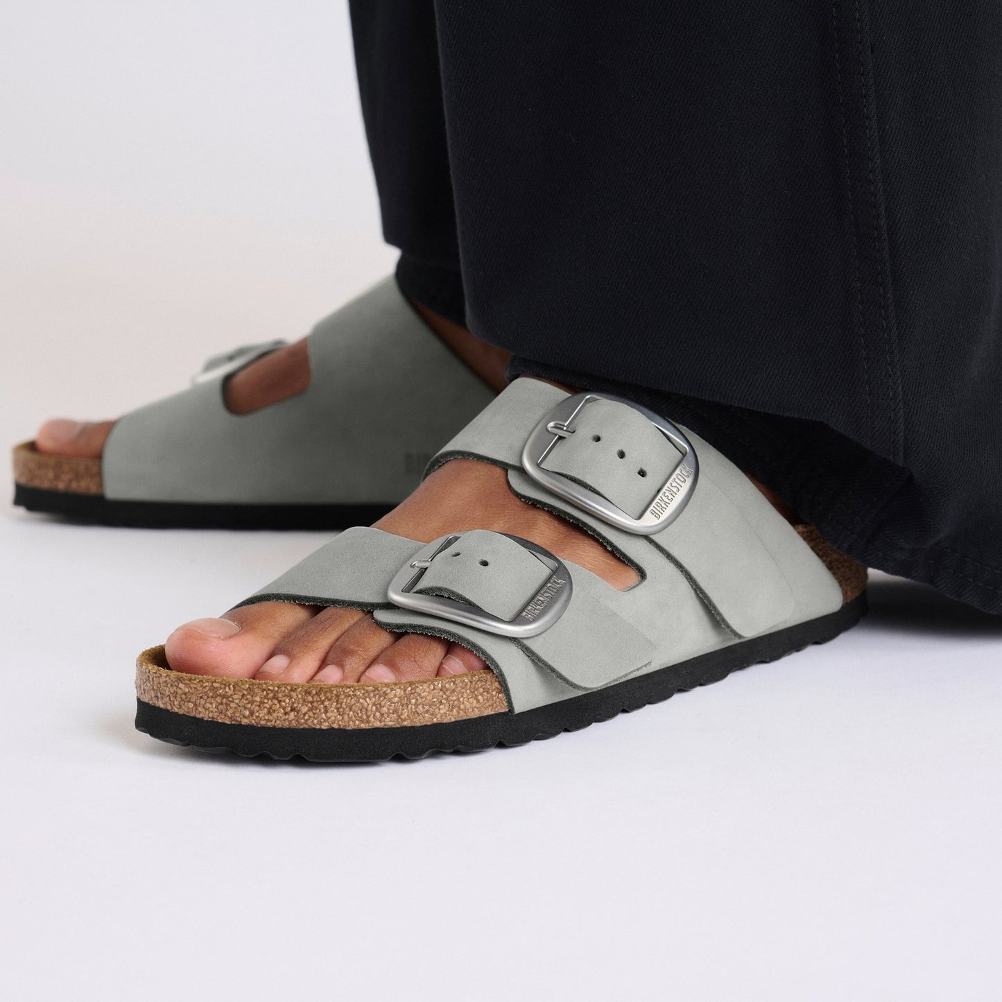 Birkenstock Arizona Big Buckle Pure Sage Nubuck Leather Narrow - 1029311 | Blue Heeler Boots