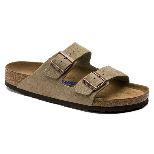 Birkenstock Arizona SFB Taupe Suede Leather Regular - 951301 | Blue Heeler Boots
