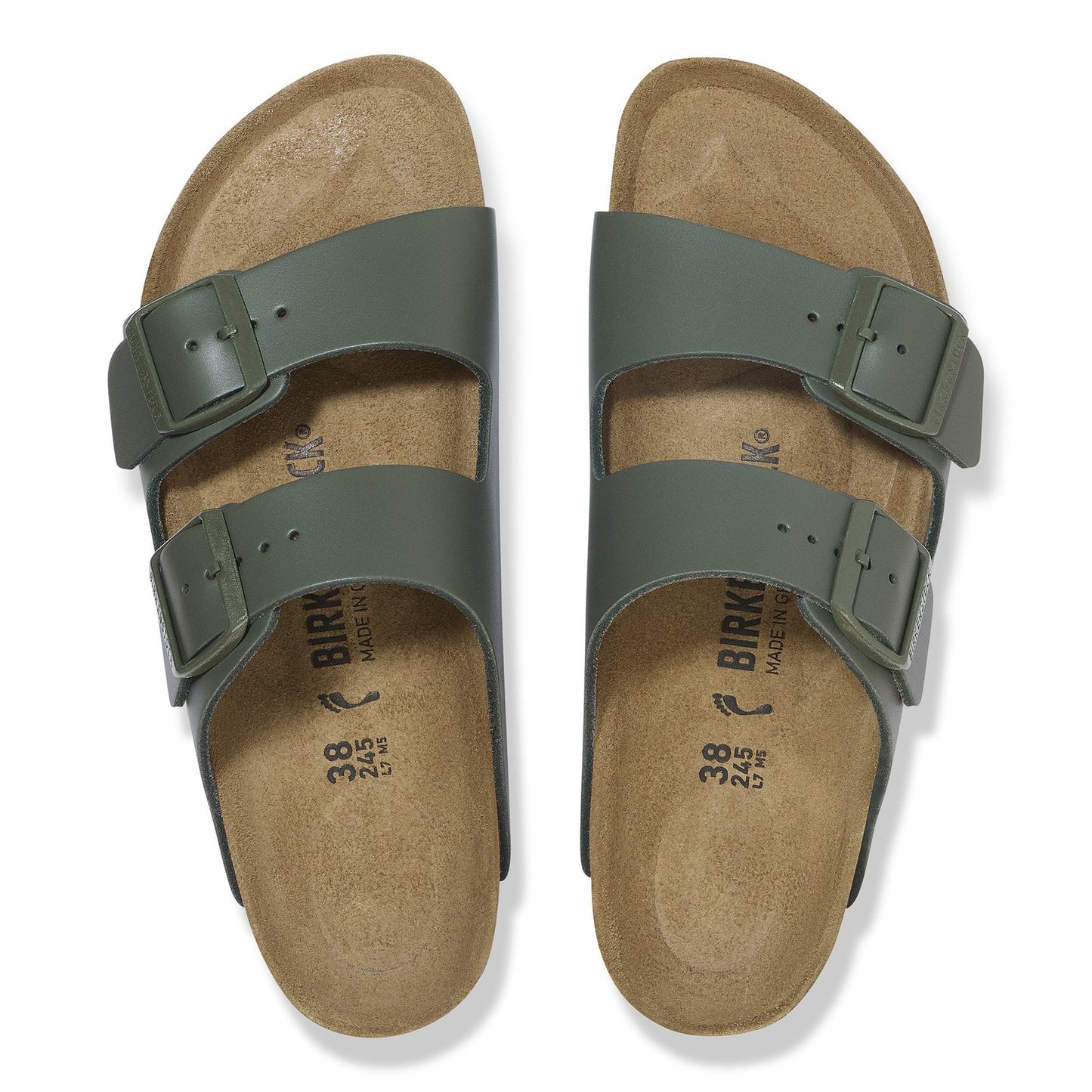 Birkenstock Arizona Thyme Smooth Leather Narrow - 1029107 | Blue Heeler Boots