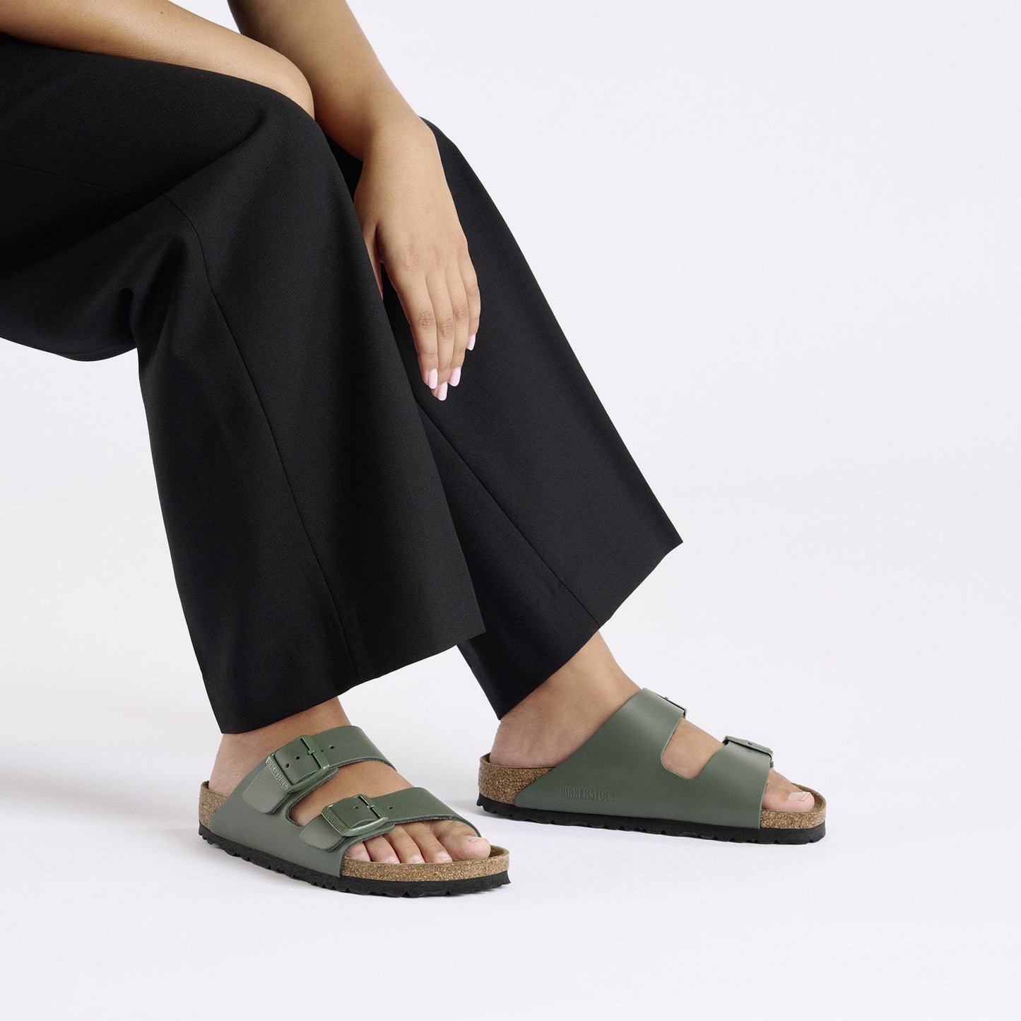 Birkenstock Arizona Thyme Smooth Leather Narrow - 1029107 | Blue Heeler Boots