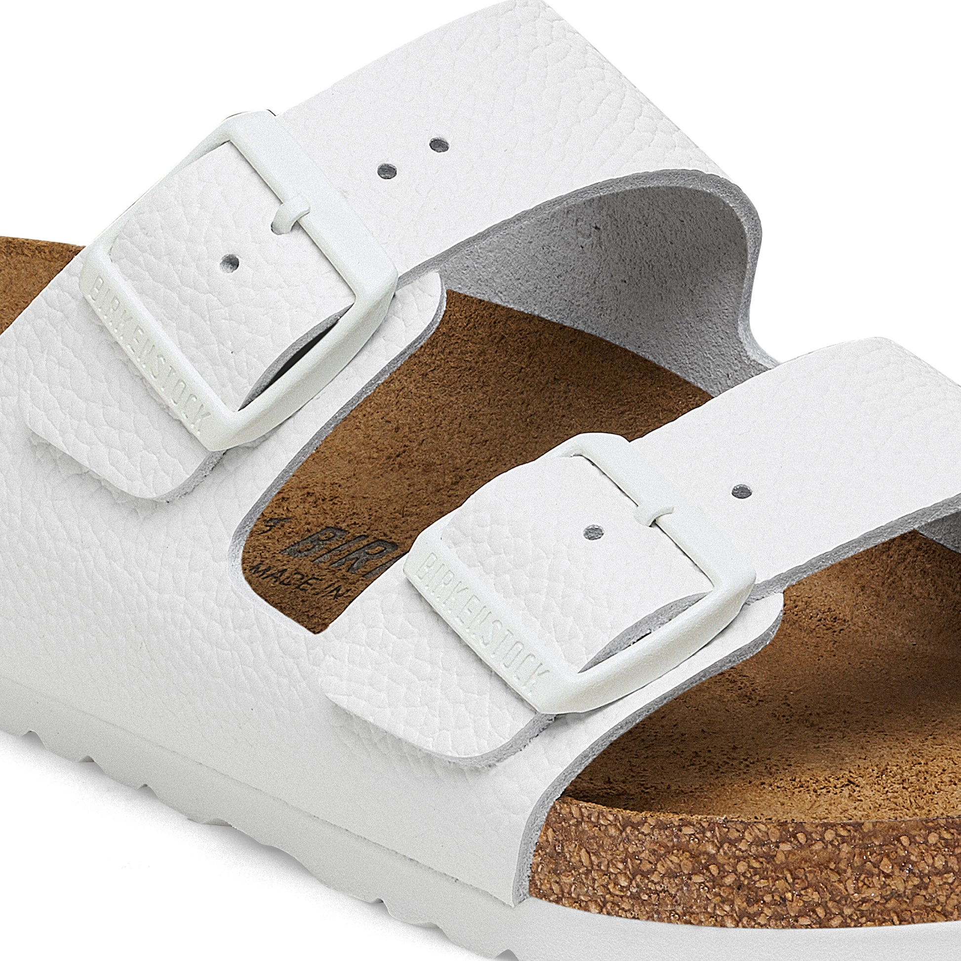 Birkenstock Arizona White Smooth Leather Regular - 1025048 | Blue Heeler Boots