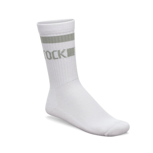 Birkenstock Cotton Tennis Sock White/Pure Sage - 1029752 | Blue Heeler Boots