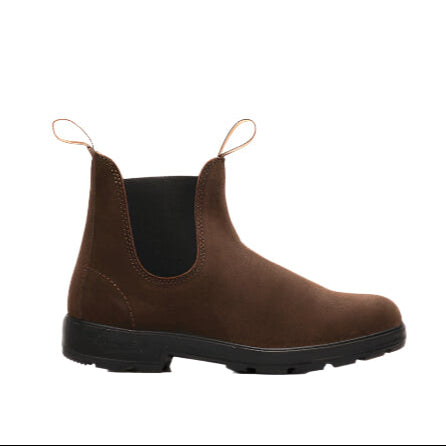 Blundstone Chocolate Brown Suede Elastic Side Boot - 2410 | Blue Heeler Boots