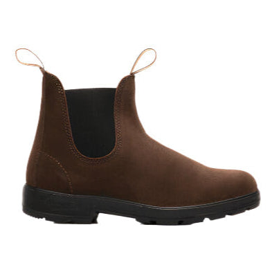 Blundstone Chocolate Brown Suede Elastic Side Boot - 2410 | Blue Heeler Boots