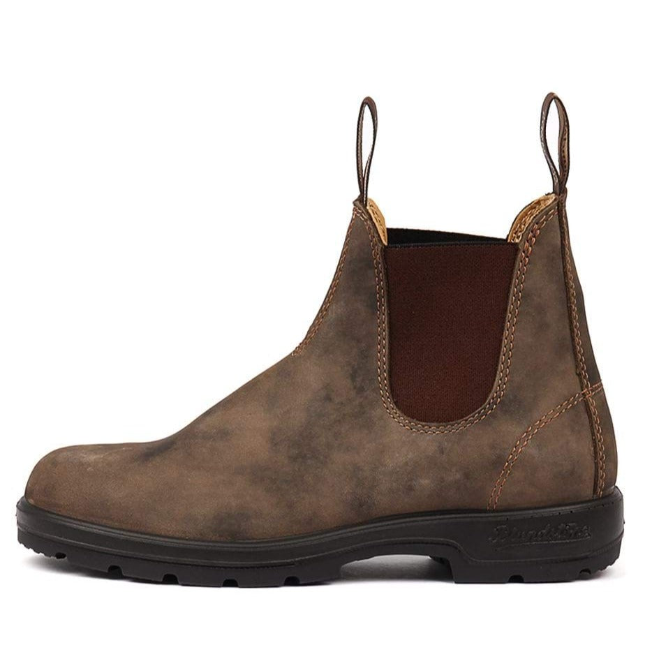 Blundstone Rustic Brown Chelsea Elastic Side Boot 585 | Blue Heeler Boots