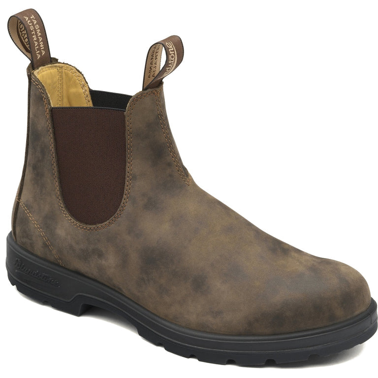 Blundstone Rustic Brown Chelsea Elastic Side Boot 585