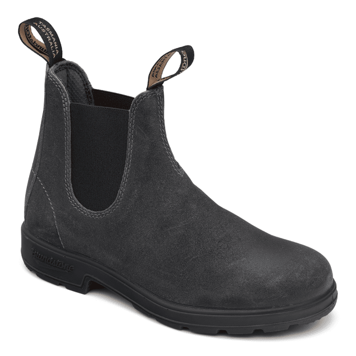 Blundstone Steel Grey Suede Elastic Side Boot 1910 | Blue Heeler Boots