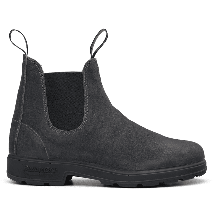 Blundstone Steel Grey Suede Elastic Side Boot 1910 | Blue Heeler Boots