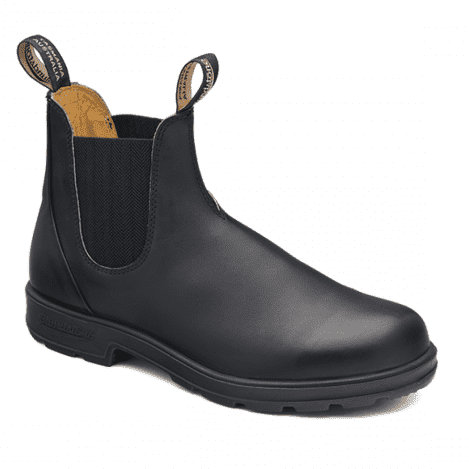 Blundstone Unisex Black Work Boot V-Cut 610 blue-heeler-boots