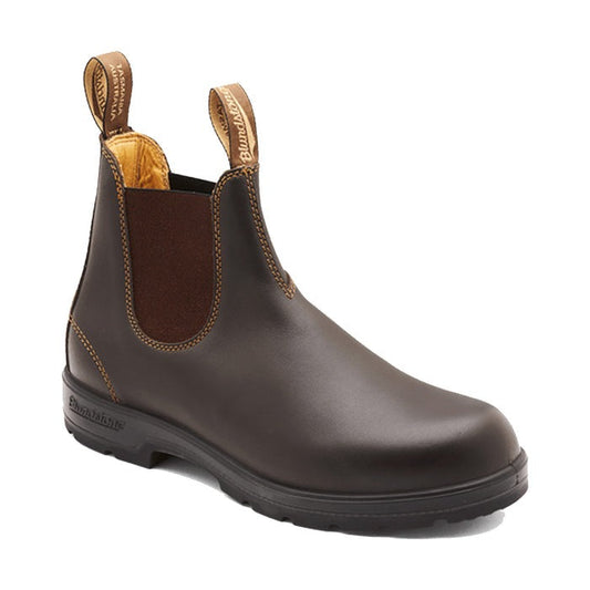 Blundstone Unisex Work Boots Walnut Brown - 650 | Blue Heeler Boots