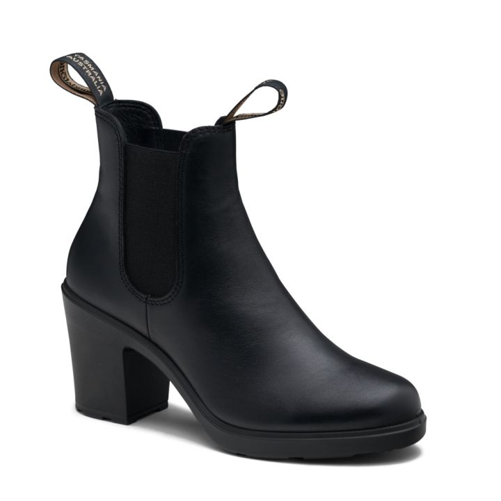 Blundstone Womens Elastic Sided Black Heel Boot - 2365 | Blue Heeler Boots