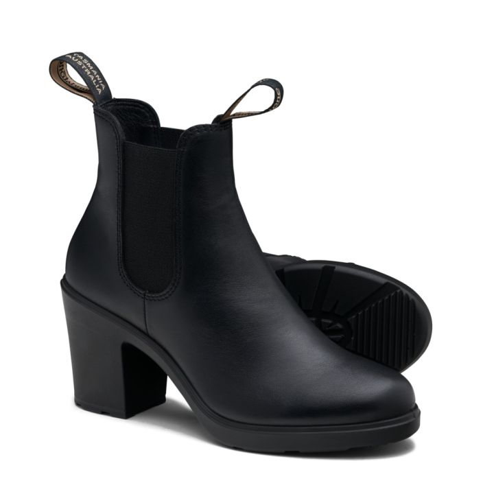Blundstone Womens Elastic Sided Black Heel Boot - 2365 | Blue Heeler Boots