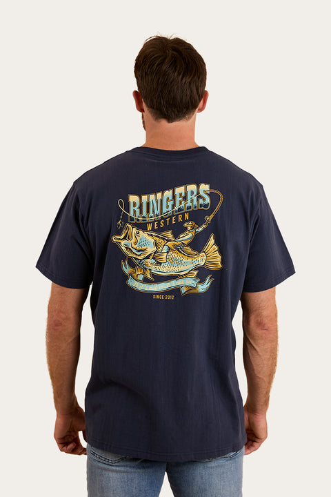 Ringers & Western Buckin Barra Mens Loose Fit T - 123110RW | Blue Heeler Boots
