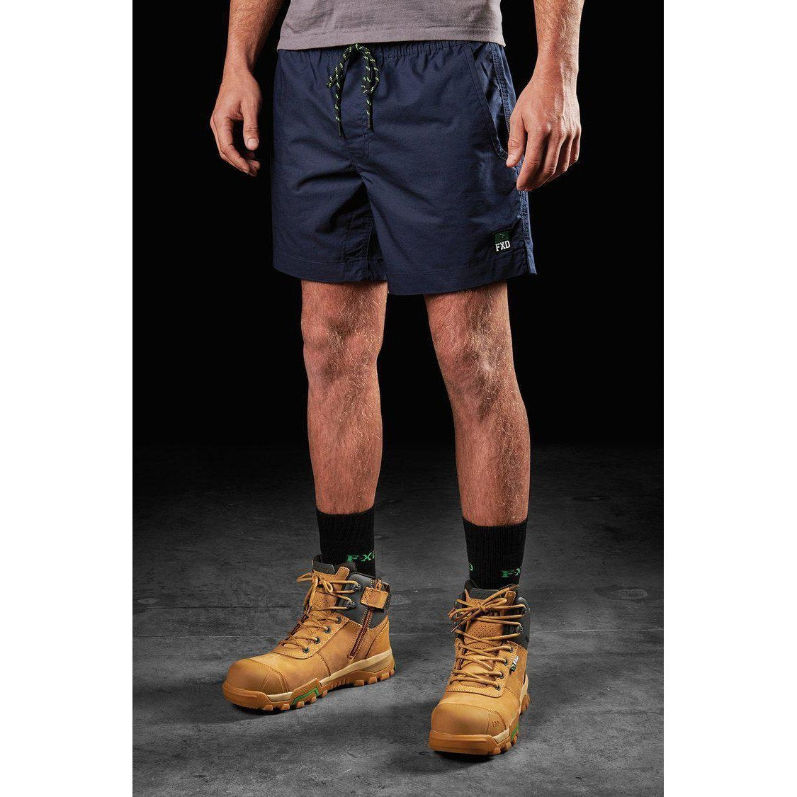 FXD Repreve Stretch Elastic Waist Work Shorts - WS-4 | Blue Heeler Boots