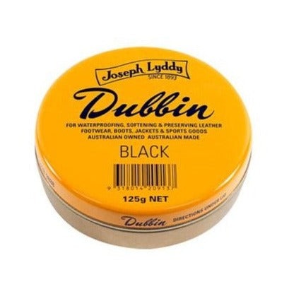 Joseph Lyddy Dubbin, Black 100ml - JL0913125 | Blue Heeler Boots