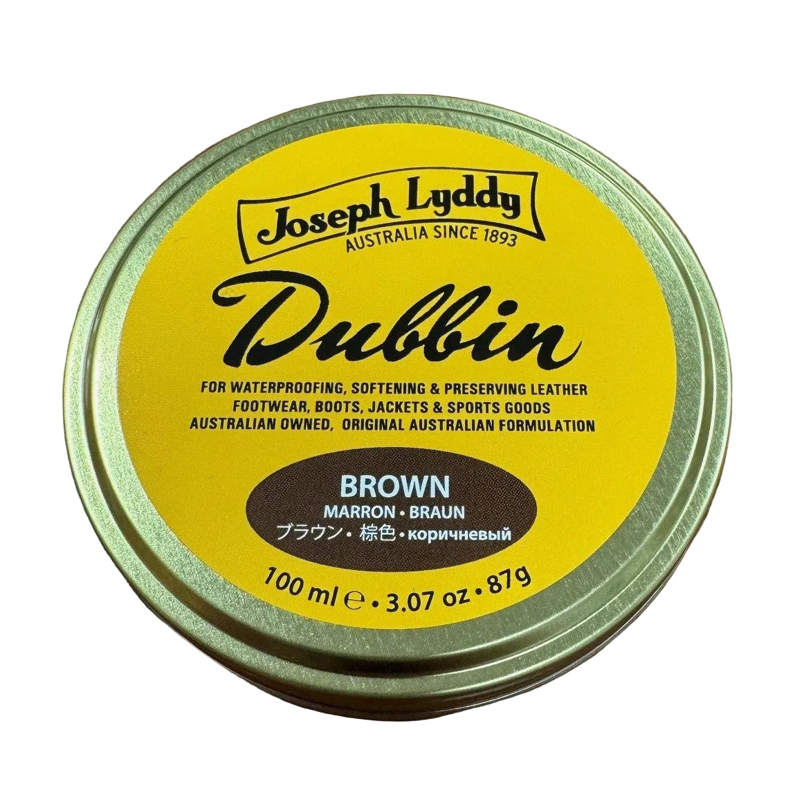 Joseph Lyddy Dubbin, Brown 100ml - JL0918125 | Blue Heeler Boots