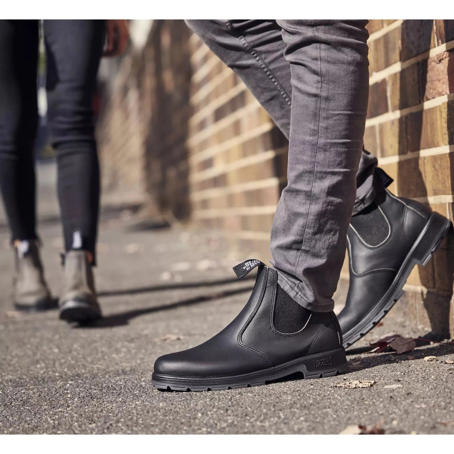 Mongrel Black K9 Elastic Sided Boot - K91020 | Blue Heeler Boots