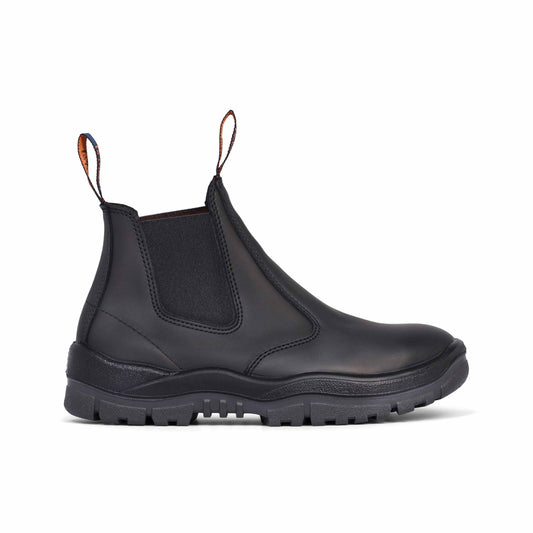 Mongrel Black Kip Elastic Sided Boot - 240020 | Blue Heeler Boots