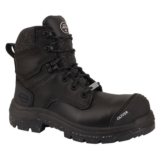 Oliver LACE UP ZIP SIDE 6" LADIES, 9.5, BLACK - 59-445Z | Blue Heeler Boots