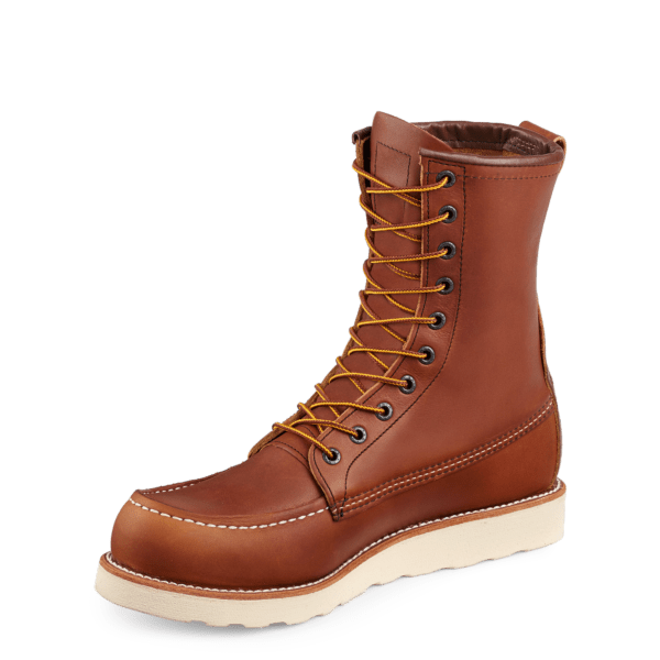 Redwing Classics 8-inch Moc, Oro Original Lace Up 10877 | Blue Heeler Boots