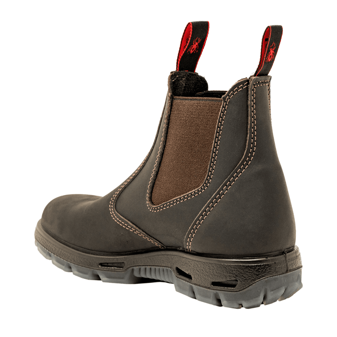 Redback Bobcat Safety Toe Claret Oil Kip - USBOK | Blue Heeler Boots