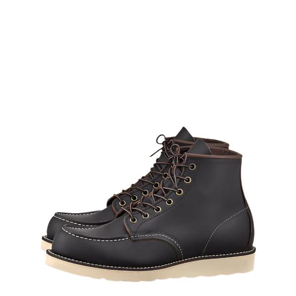 Redwing Moc Toe 6-inch, Black | Blue Heeler Boots