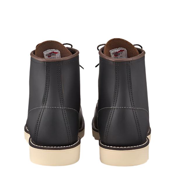Redwing Moc Toe 6-inch, Black | Blue Heeler Boots