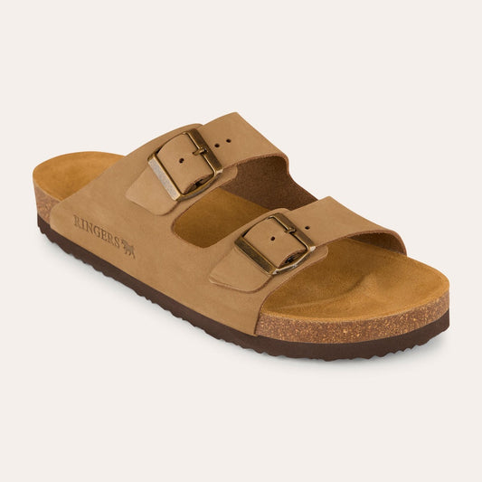Ringers & Western Ashford - Leather Cork Sandal, Taupe | Blue Heeler Boots