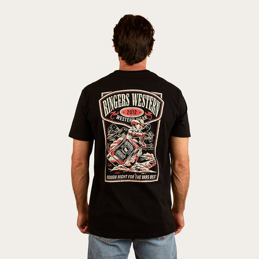 Ringers & Western Bars Best Mens Stock Fit T Shirte - 124076RW | Blue Heeler Boots
