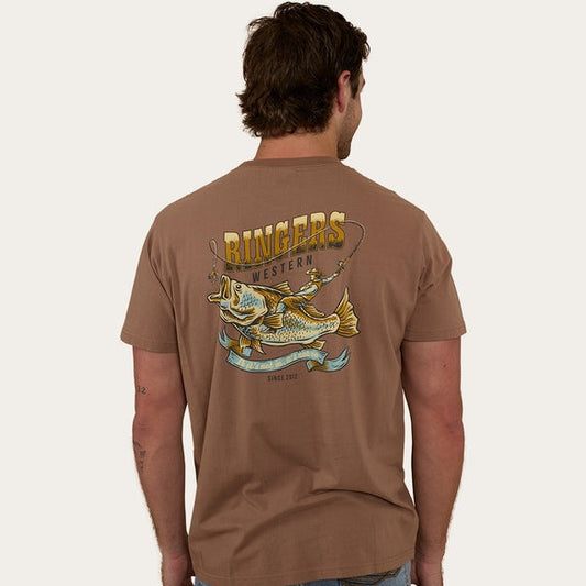 Ringers & Western Buckin Barra Mens Loose Fit T - 123110RW | Blue Heeler Boots