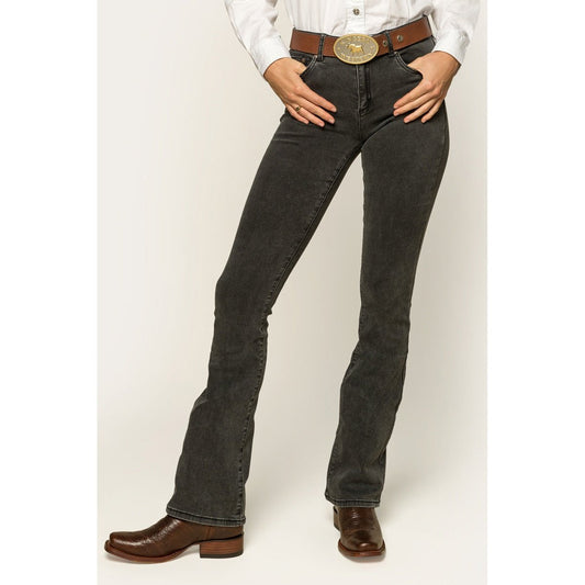 Ringers & Western Katherine Cowgirl Womens Mid Rise Bootleg Jeans | Blue Heeler Boots