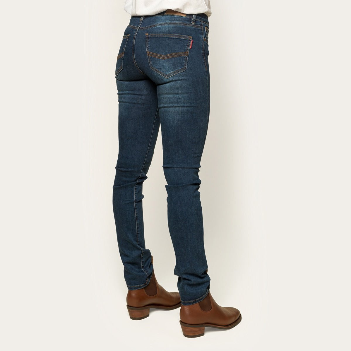 Ringers & Western Victoria Womens Mid Rise Straight Leg Jeans | Blue Heeler Boots