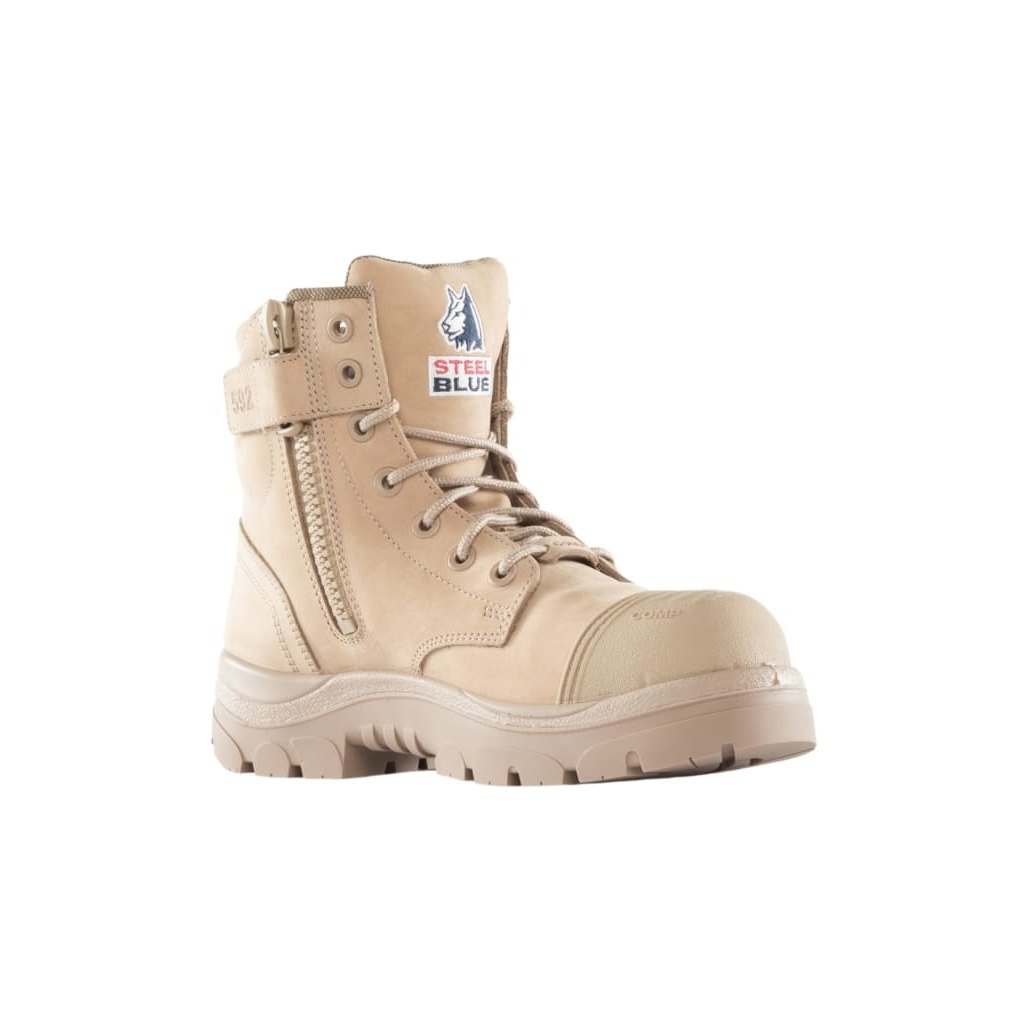 Steel Blue Argyle Zip Scuff Composite - 318592 | Blue Heeler Boots