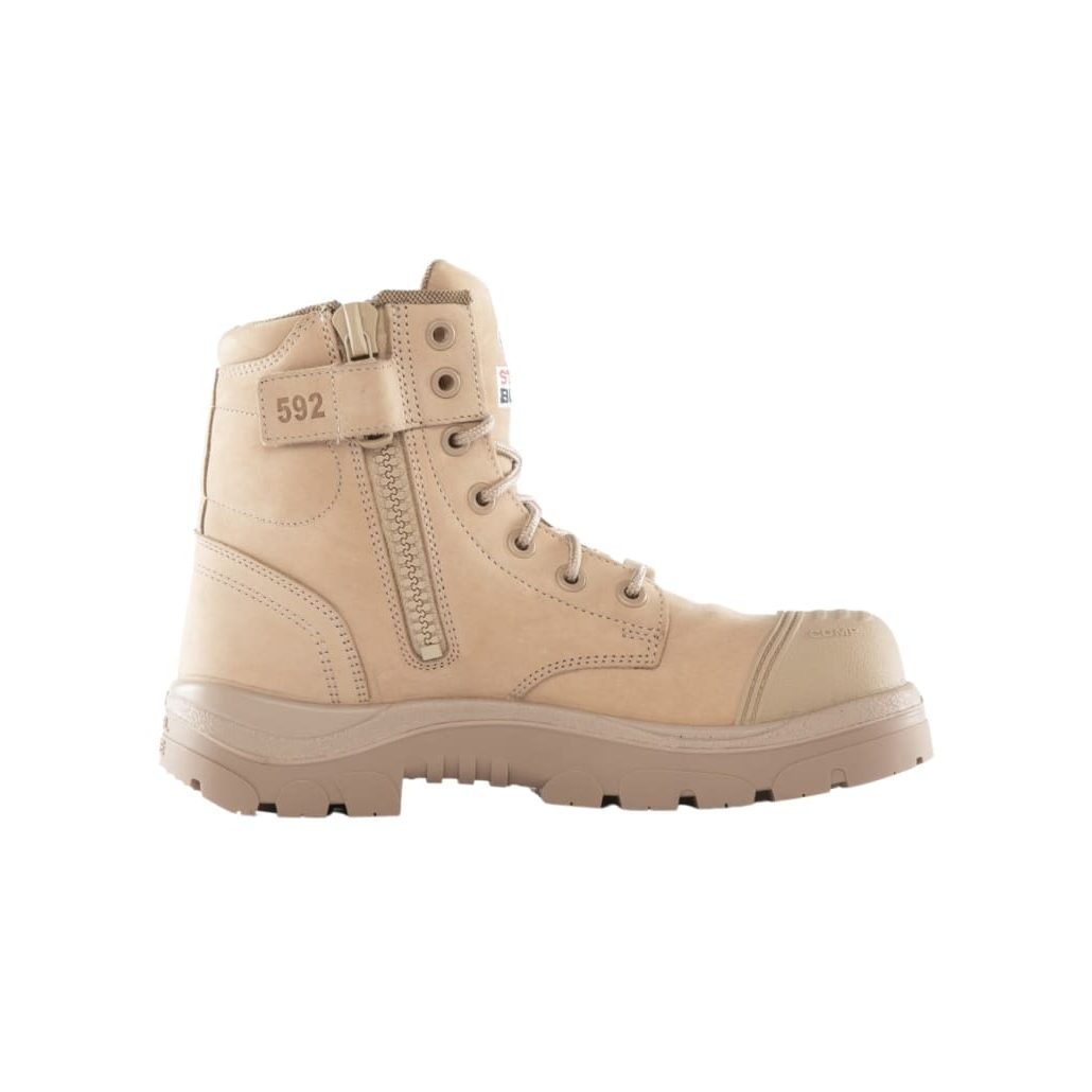 Steel Blue Argyle Zip Scuff Composite - 318592 | Blue Heeler Boots