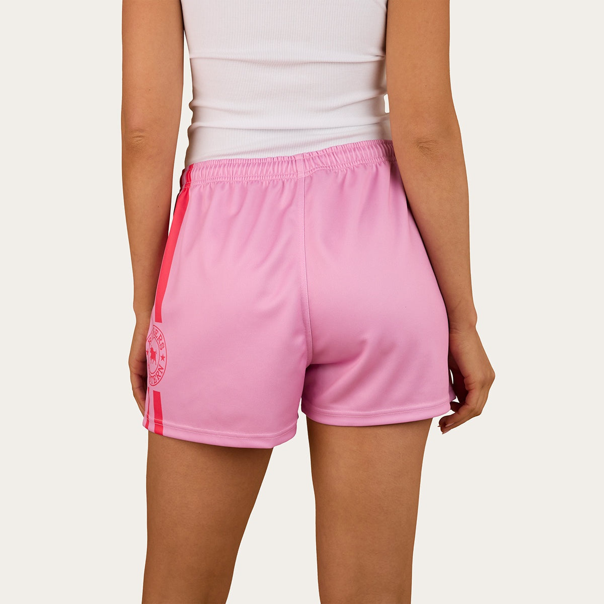 Ringers & Western Ringers Footy Short - Pastel Pink - 123049RW | Blue Heeler Boots