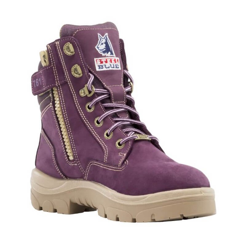 Steel Blue Womens Southern Cross Zip Sided TPU Vegan and Charity Boot - 512761 | Blue Heeler Boots