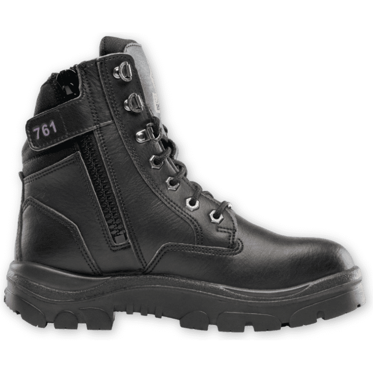 Steel Blue Womens Southern Cross Zip Sided TPU Vegan and Charity Boot - 512761 blue-heeler-boots