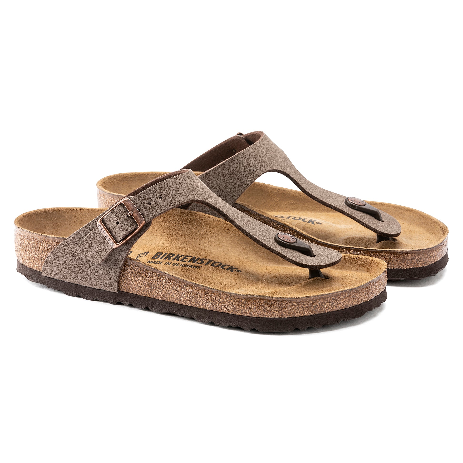 Birkenstock Gizeh Mocca BirkiBuc Regular - 043751 | Blue Heeler Boots