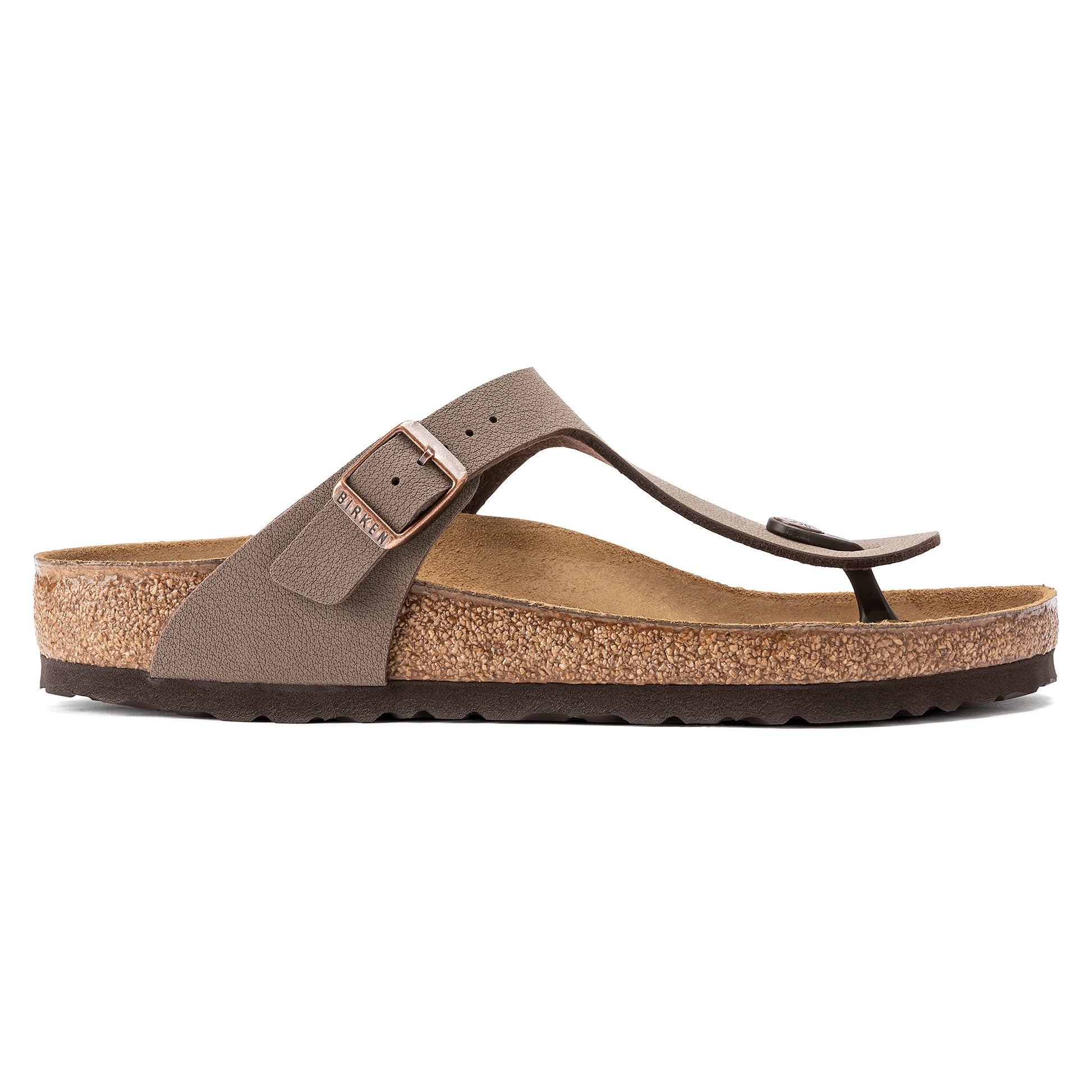 Birkenstock Gizeh Mocca BirkiBuc Regular - 043751 | Blue Heeler Boots