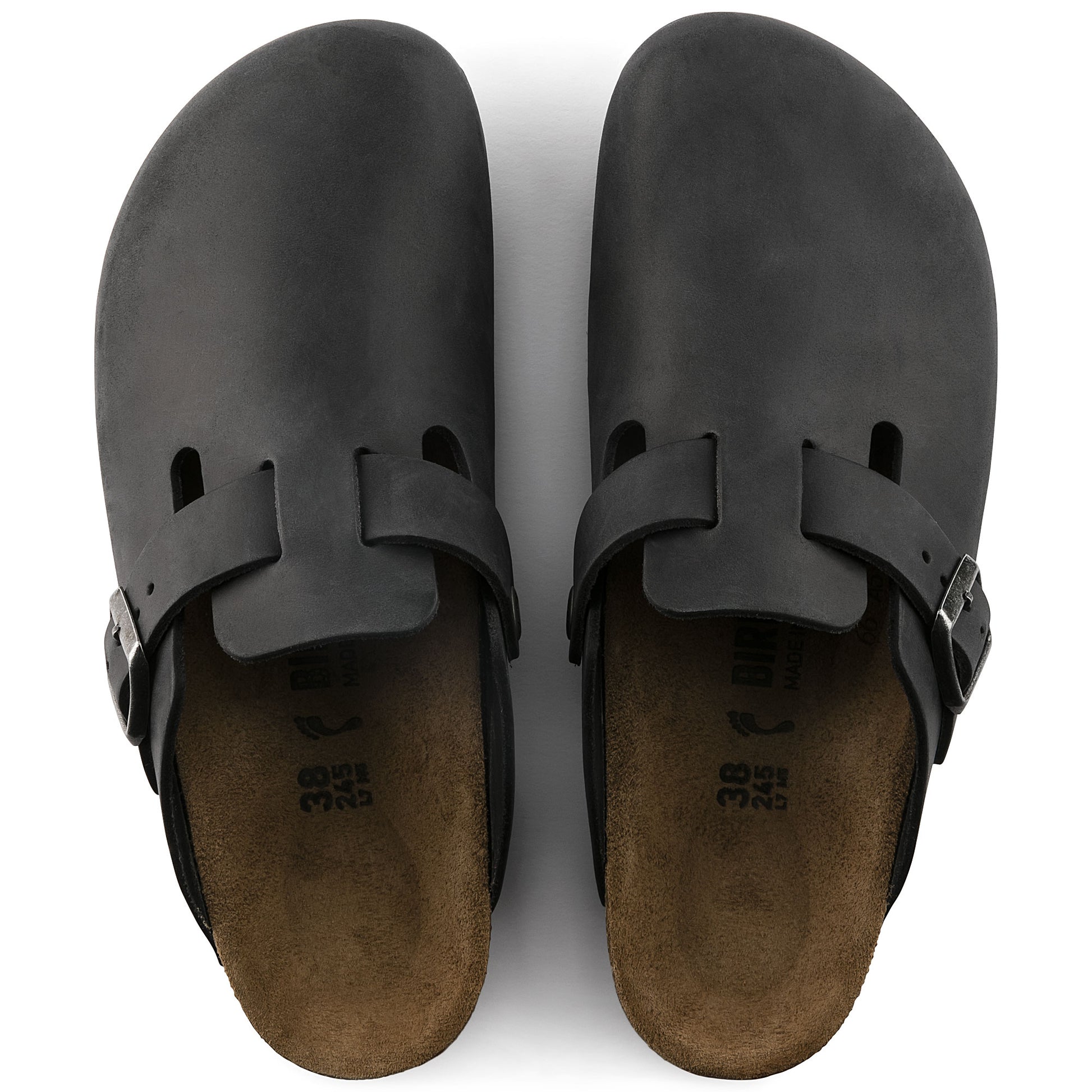 Birkenstock Boston Black Oiled Leather Regular - 059461 | Blue Heeler Boots