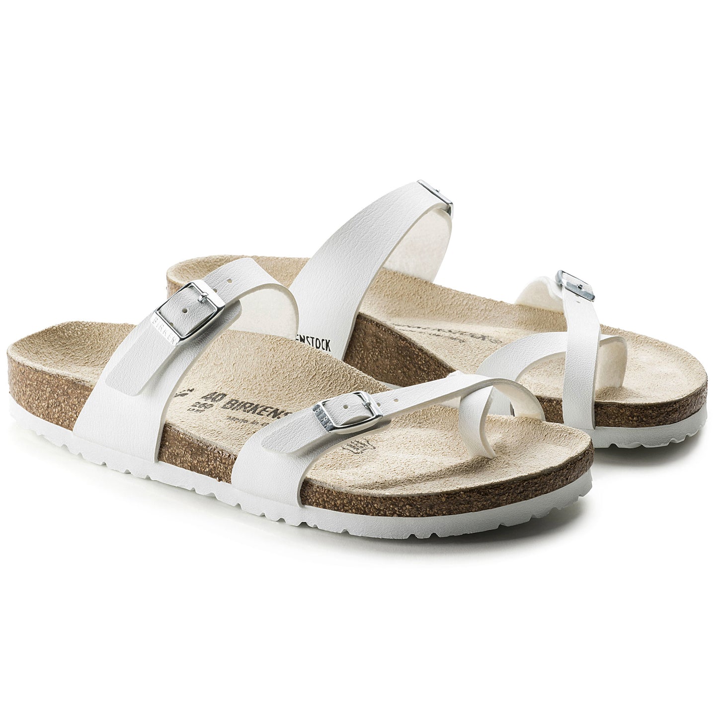 Birkenstock Mayari White Birko-Flor Narrow - 071053 | Blue Heeler Boots