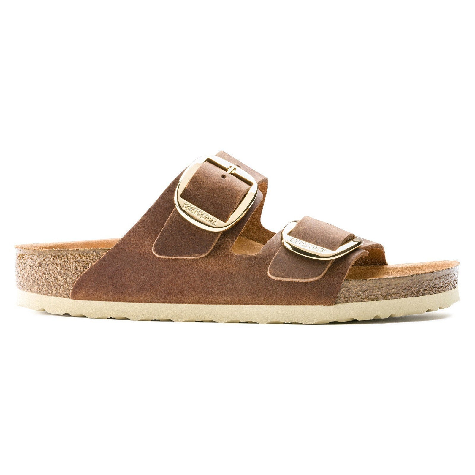 Birkenstock Arizona Big Buckle Cognac Oiled Leather - side view